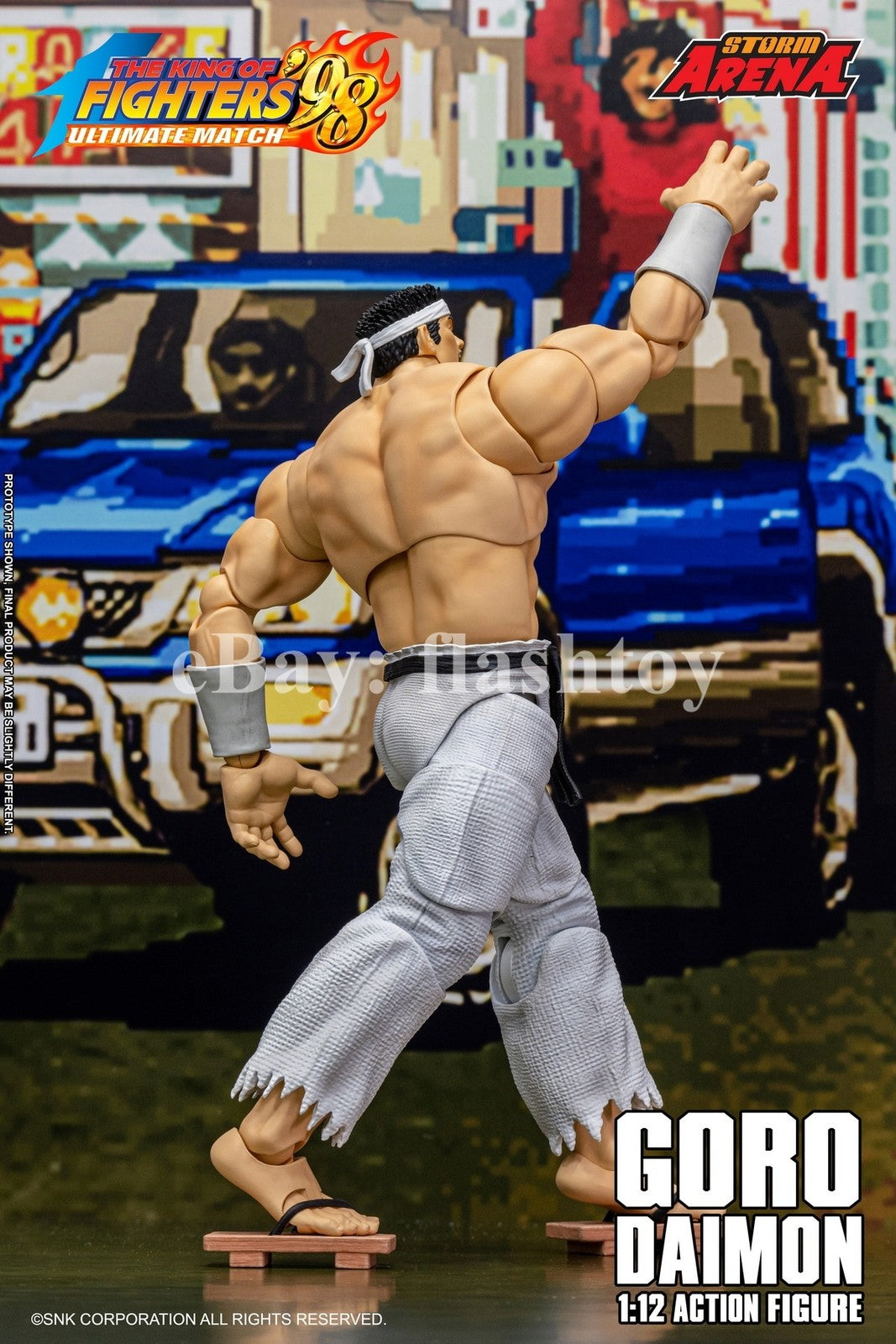 Presale STORM ARENA KFSA02 1/12 The King Of Fighters Goro Daimon Action Figure