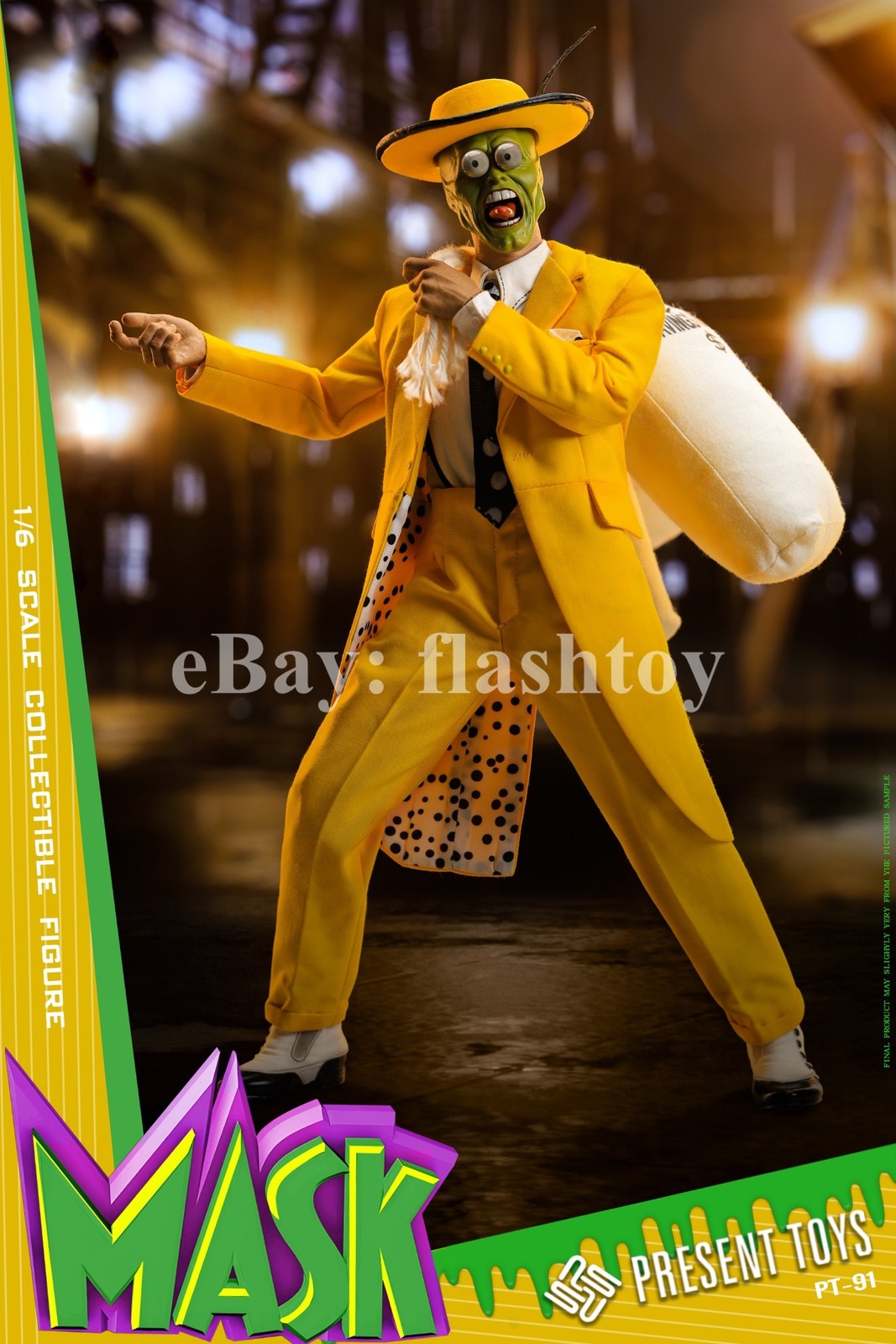 Presale PRESENT TOYS PT-sp91 1/6 Mask Man Jim 12" Male Action Figure Model Toy
