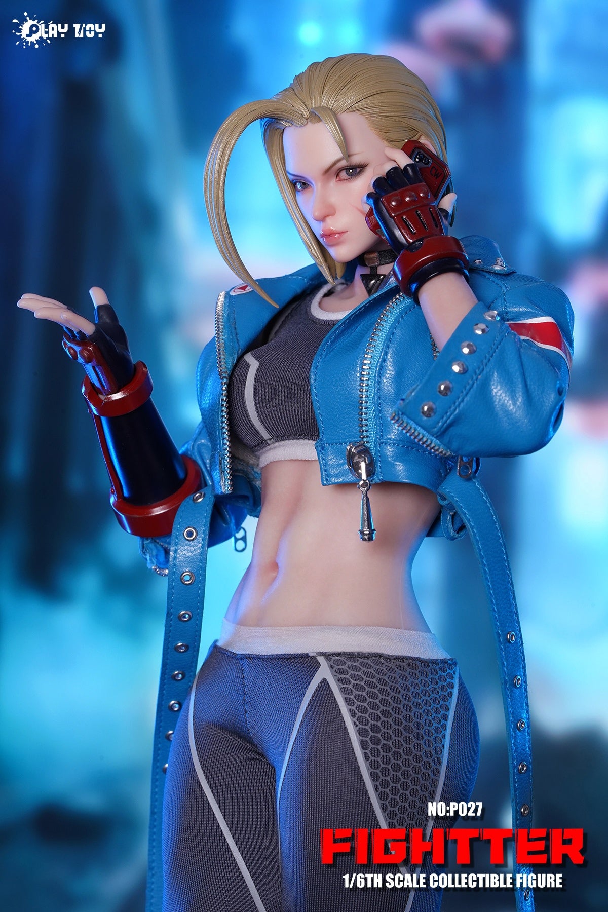 PLAY TOY P027 1/6 Street Girl the Fighter 6 Cammy Female Action Figure Model Toy