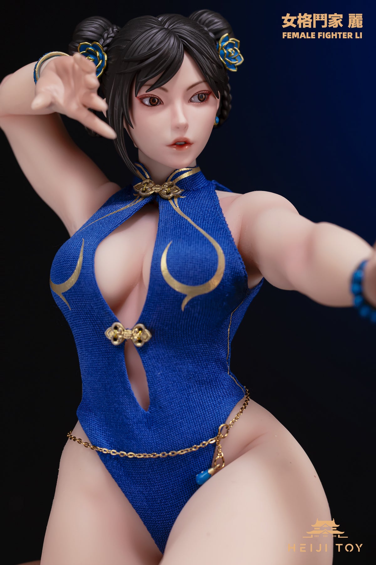 Presale HeiJi Toys HJ001 1/6 Female Fighter Chun Li Collectible Action Figure