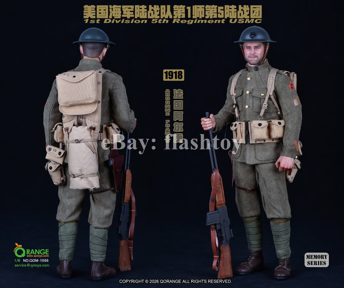 Presale QORANGE QOTOYS QOM-1066 1/6 USMC 1st Division 5th Regiment Accessories