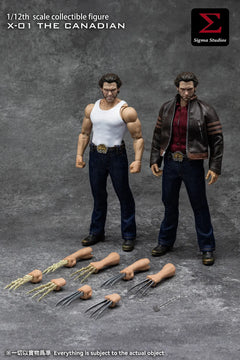 Presale Sigma Toys X-01 1/12 The Canadian Logan Collectible Action Figure Model