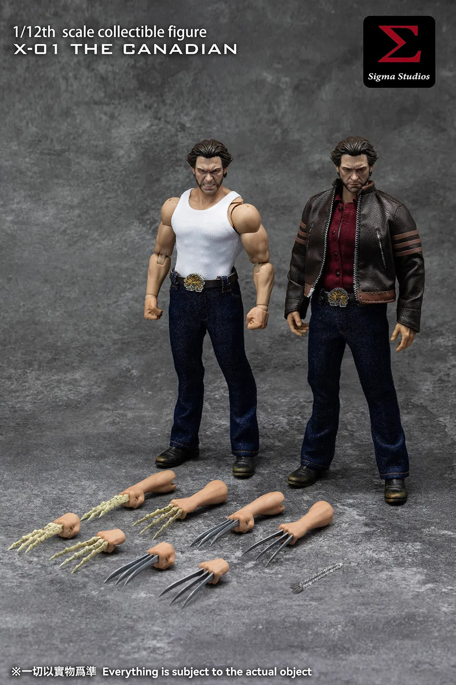 Sigma Toys X-01 1/12 X-Men Wolverine Der kanadische Logan männliche Actionfigur Modell