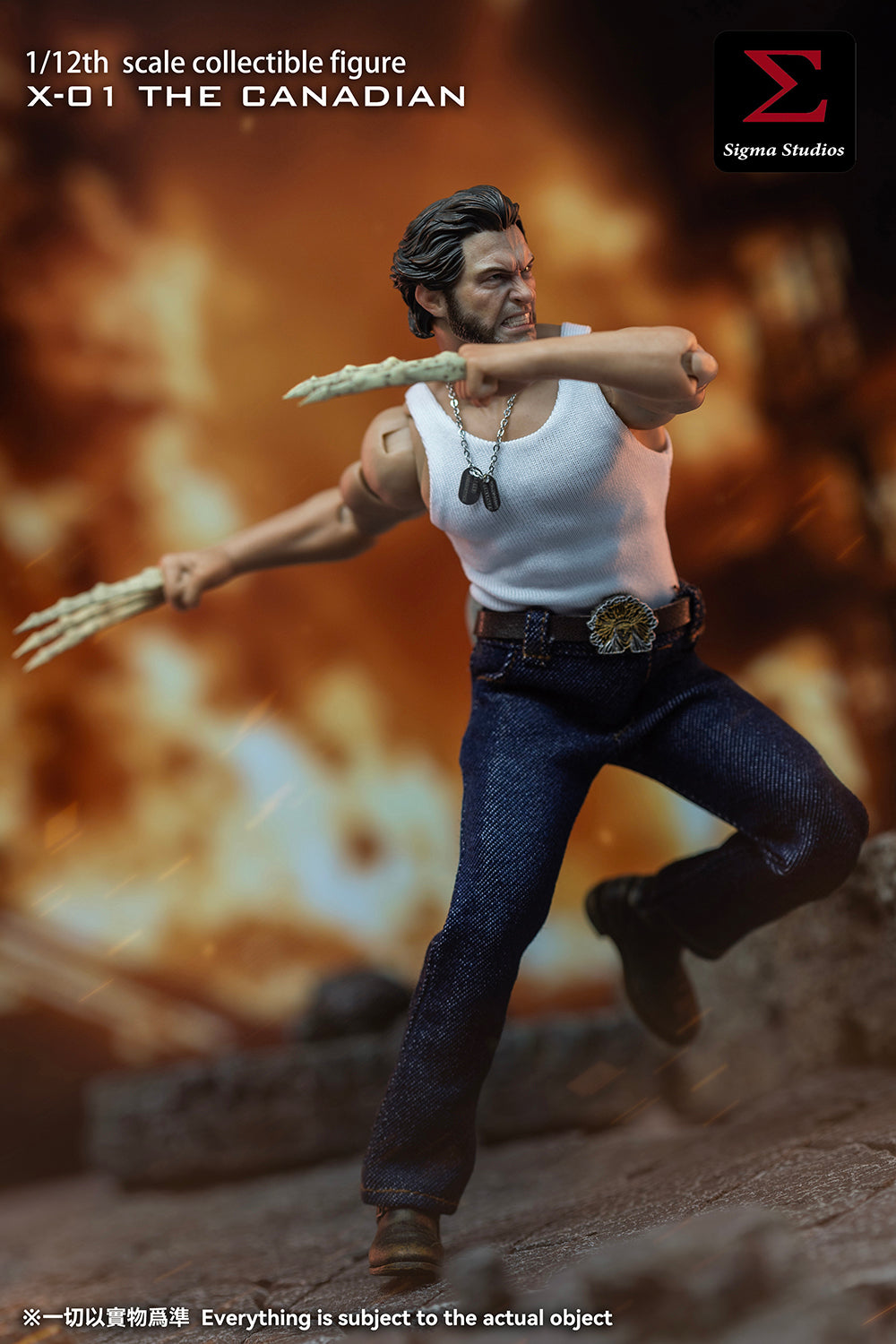 Presale Sigma Toys X-01 1/12 The Canadian Logan Collectible Action Figure Model