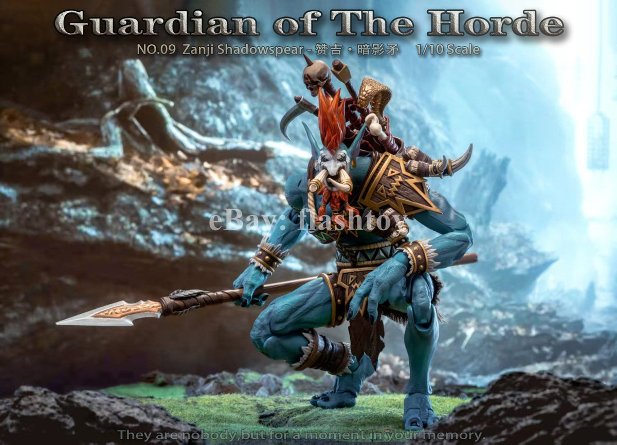 Presale GreyKnight No.09 1/10 Guardian of The Horde Zanji Shadowspear Figure Toy