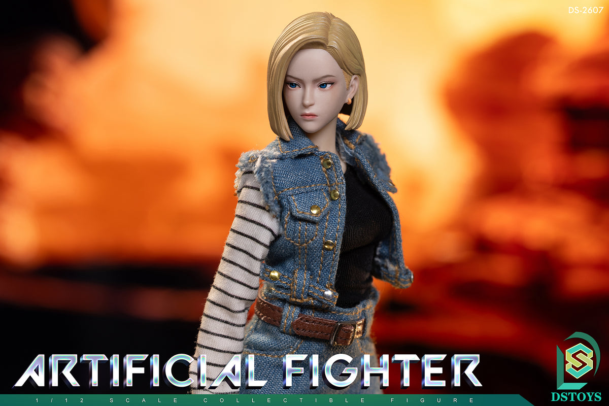 Presale DSTOYS DS-2607 1/12 Dragon Fighter Ball Android 18 Female Action Figure