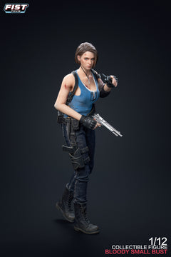 Presale Fist Toys FIST-002 1/12Resident Zombie Evil Crisis Doomsday Cop Jill Policewomen Valentine Bloody Small Bust