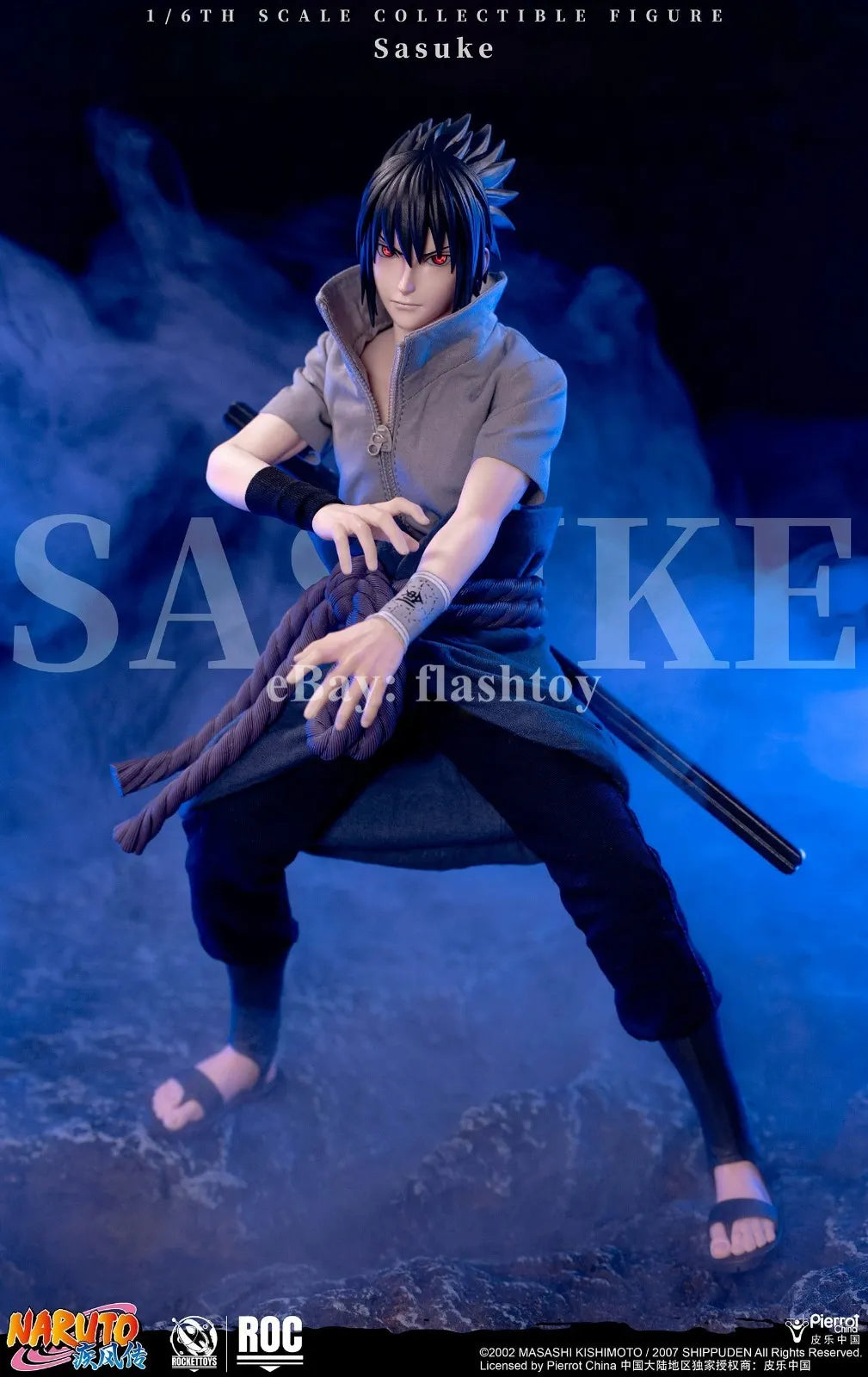 Presale ROCKETTOYS ROC-018 1/6 Uchiha Sasuke Collectible Action Figure Model Toy