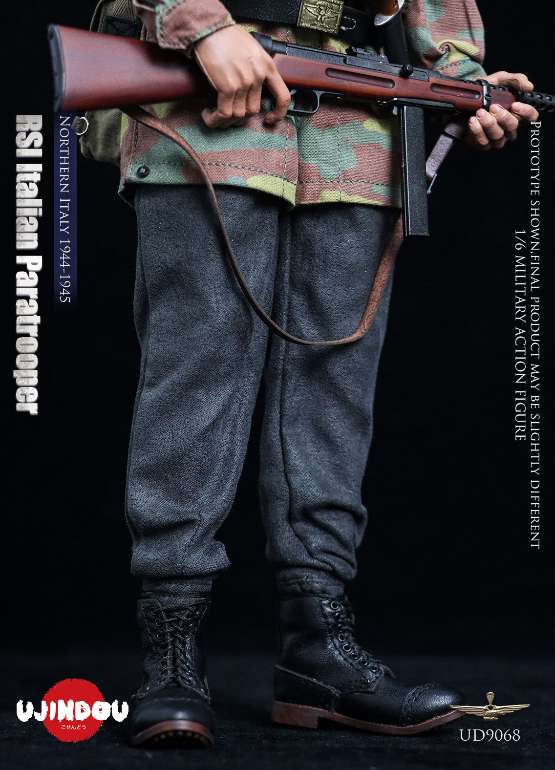 Presale UJINDOU UD9068 1/6 RSI Italian Paratrooper Northern Italy Action Figure