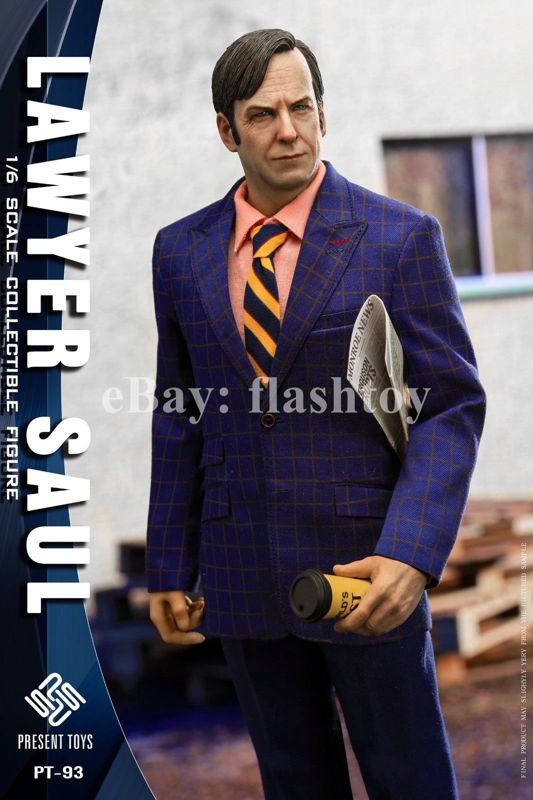 Presale PRESENT TOYS PT-sp93 1/6 Saul Lawyer Goodman Male Action Figure Model