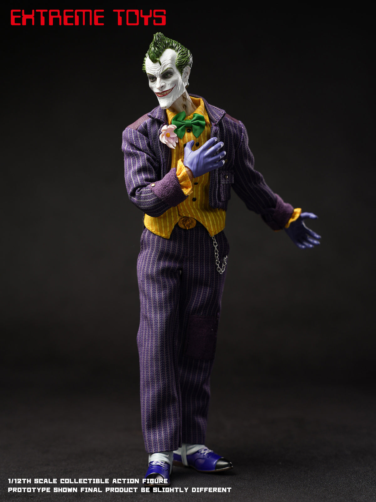 Presale EXTREME TOYS EX003V2 1/12 Arkham Knight Joker Male Action Figure Model