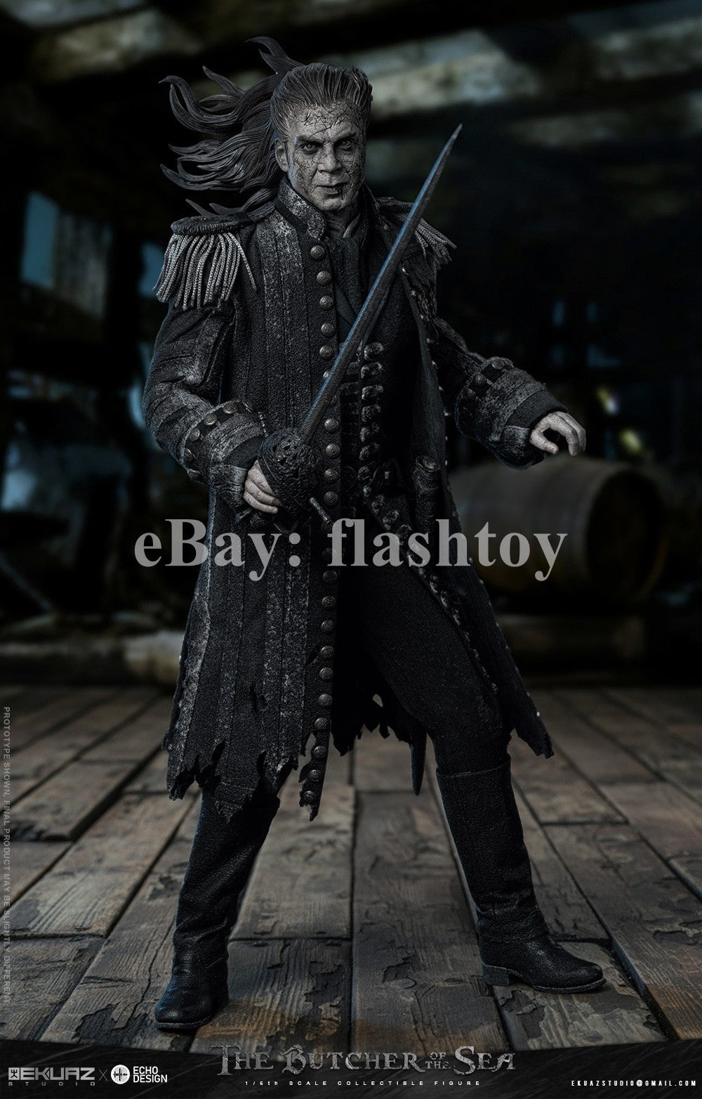 Presale EKUAZ STUDIO EKS013 1/6 The Butcher of the Sea Salazar Action Figure Toy
