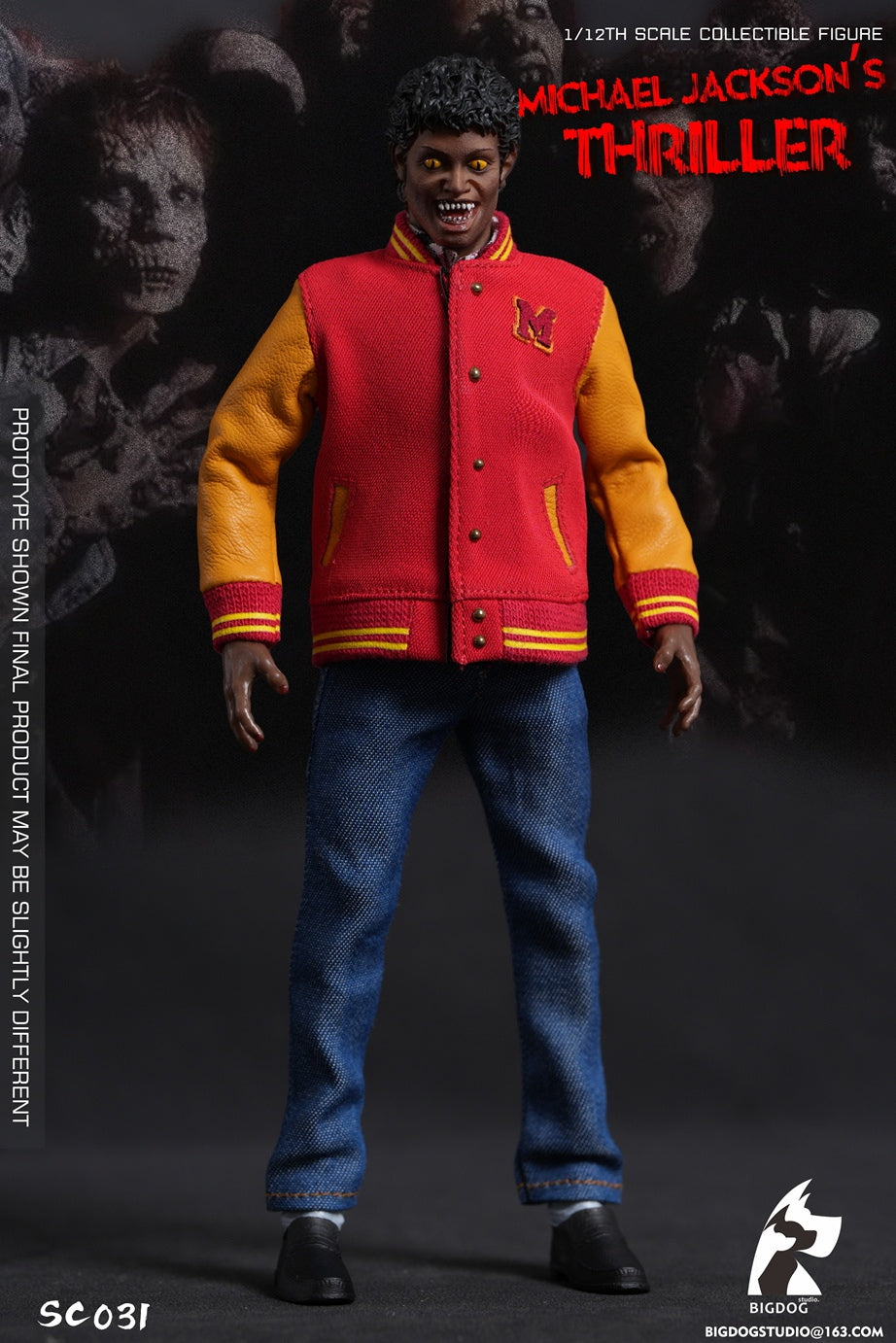Presale BIGDOG STUDIO SC031 1/12 The Thriller Michael Action Figure Double Set