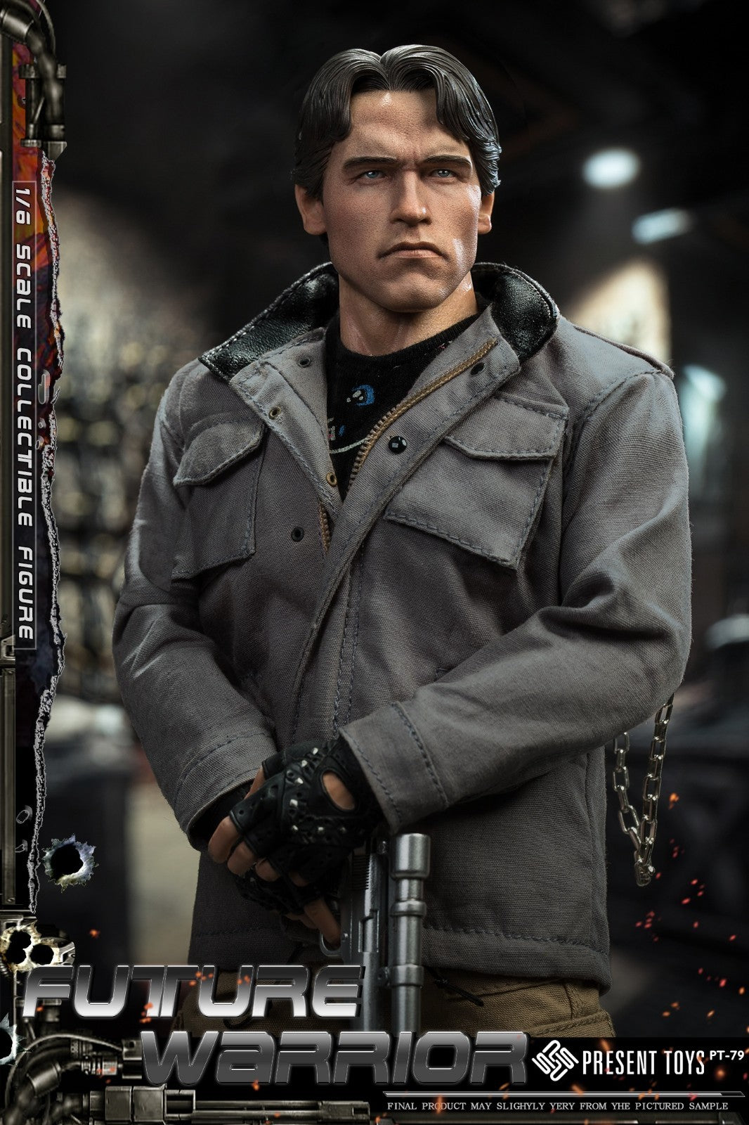 PRESENT TOYS PT-sp79 1/6 Future Warrior Arnold Collectible Male Action Figure
