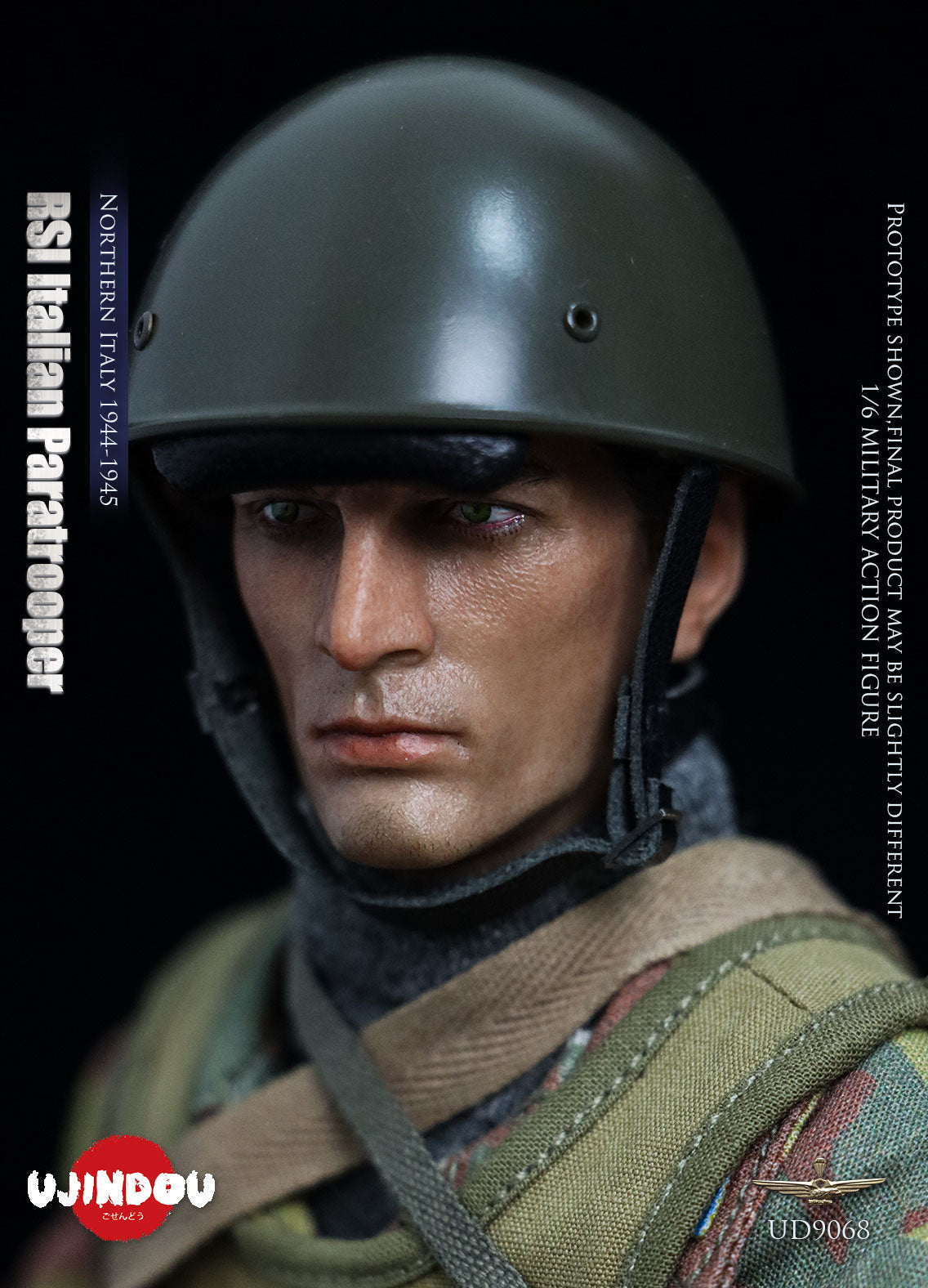 Presale UJINDOU UD9068 1/6 RSI Italian Paratrooper Northern Italy Action Figure