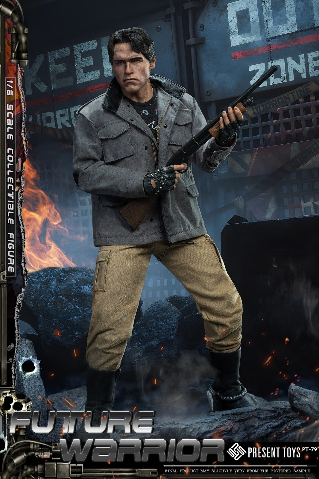 PRESENT TOYS PT-sp79 1/6 Future Warrior Arnold Collectible Male Action Figure