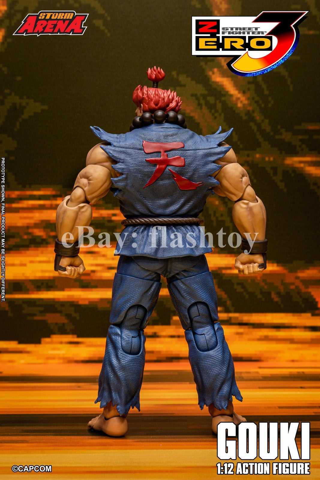 Presale STORM ARENA SFSA07 1/12 Street Fighter Zero 3 Gouki Action Figure Model