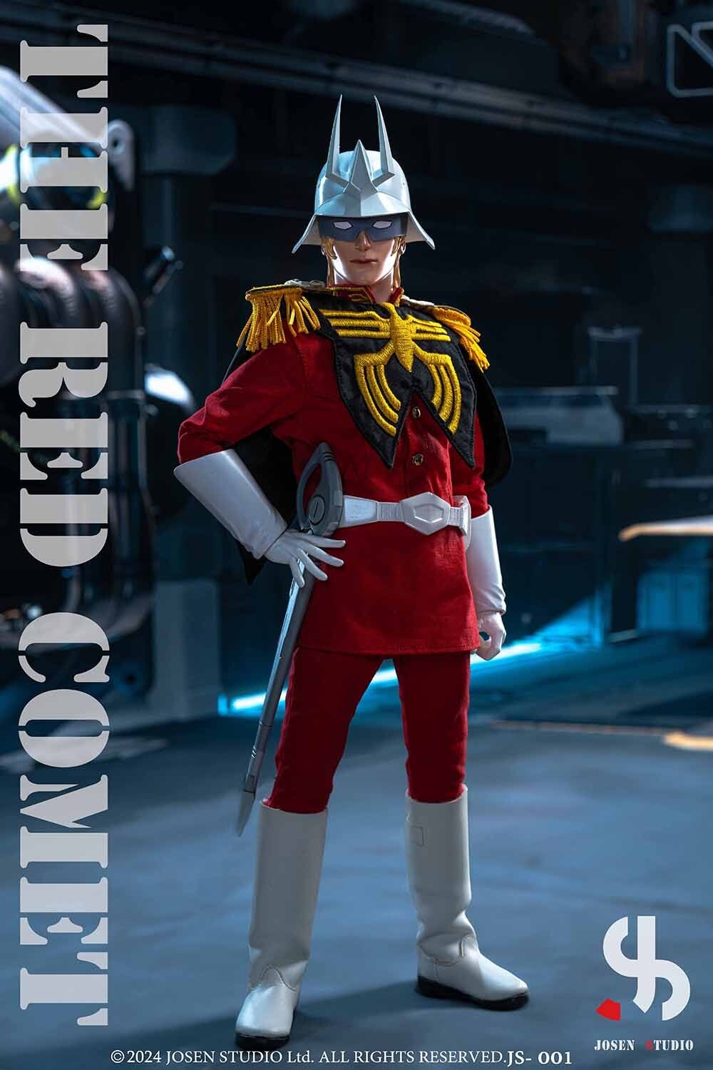 JOSEN STUDIO JS001 1/6 Char Aznable Collectible Male Action Figure Model Toy