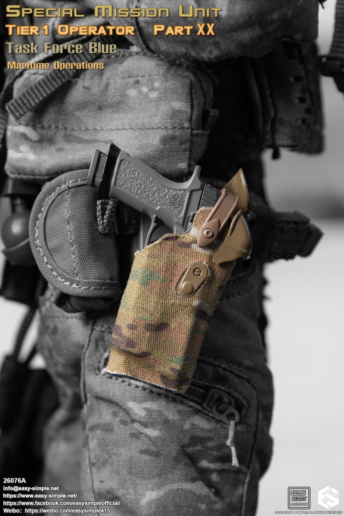 Presale Easy&Simple 26076A 1/6 Special Mission Unit Tier1 Operator Figure Toy