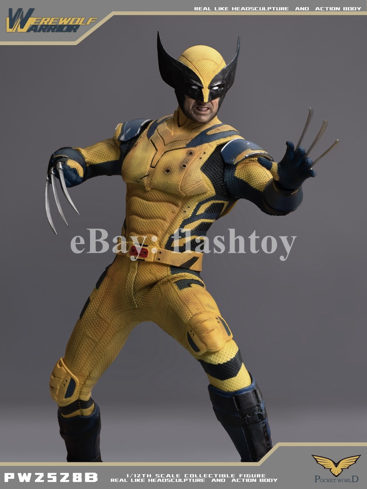 Presale PWTOYS PW2528B 1/12 Werewolf Warrior 6" Male Action Figure Model Toy