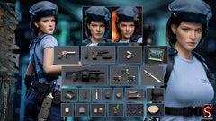 SWTOYS FS069 1/6 Zombie Killer Policewomen Valentine Female Action Figure Model