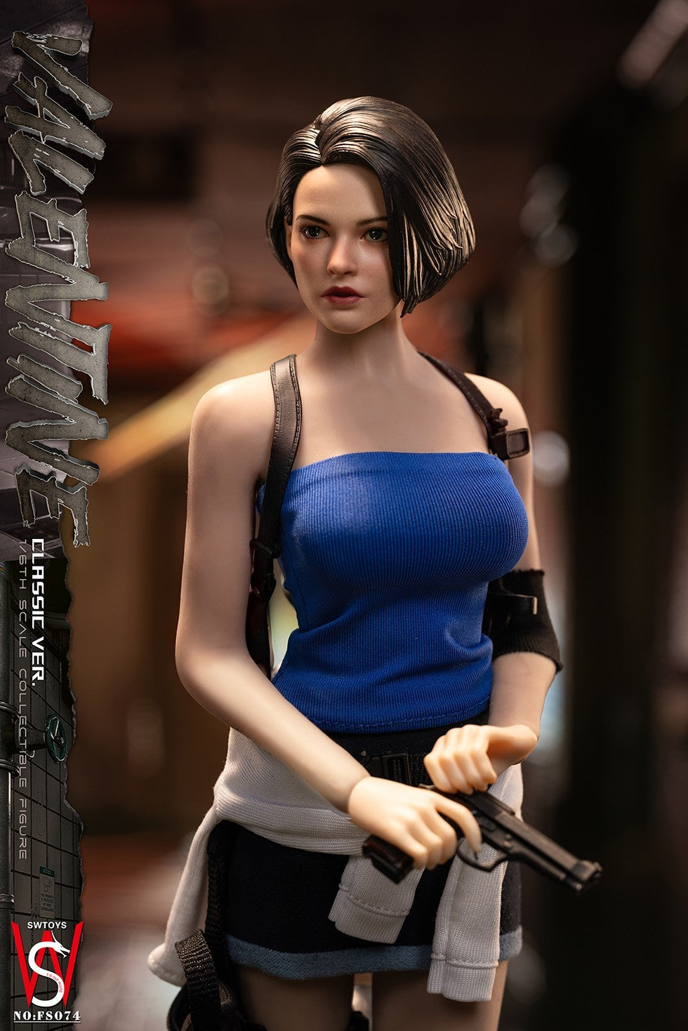SWTOYS FS074 1/6 Zombie Killer Policewomen Jill Female Action Figure Model Toy