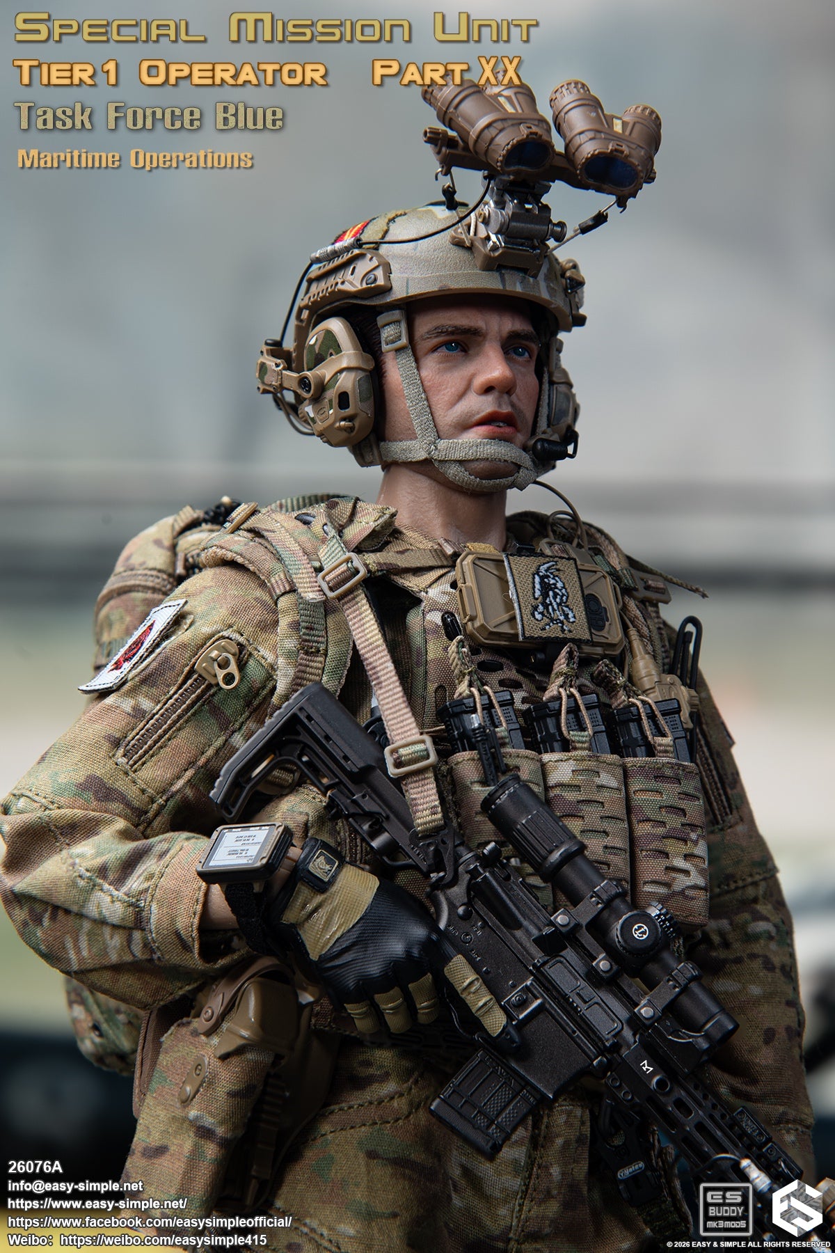 Presale Easy&Simple 26076A 1/6 Special Mission Unit Tier1 Operator Figure Toy