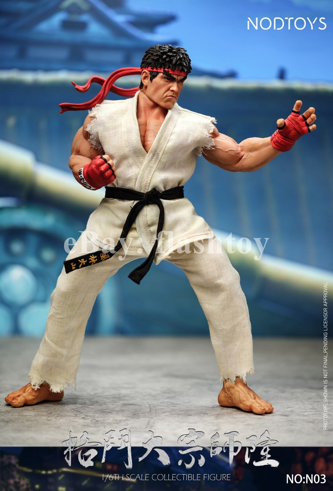 Presale NODTOYS NOD-N03 1/6 Grandmaster of Fighting Ryu Action Figure Model Toy