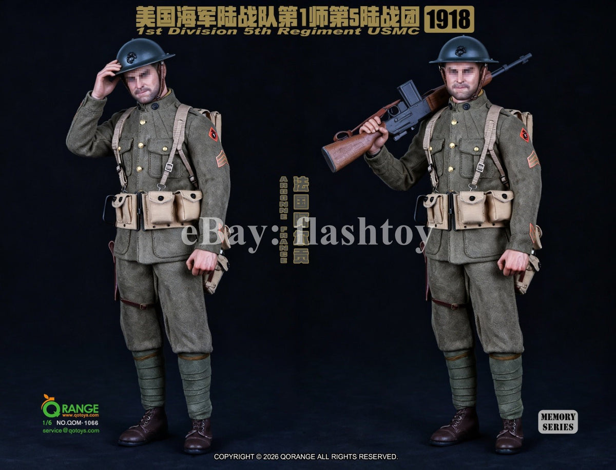 Presale QORANGE QOTOYS QOM-1066 1/6 USMC 1st Division 5th Regiment Accessories
