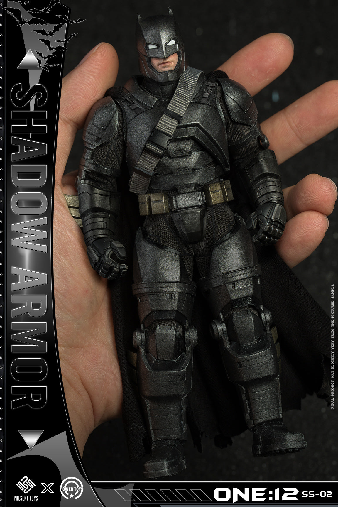 PRESENT TOYS SS-02 1/12 Bat Man Shadow Armor Collectible Male Action Figure Toy
