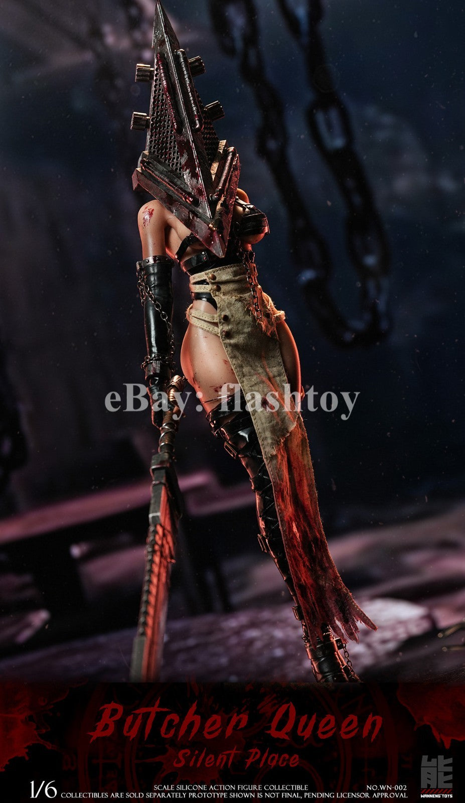 Presale Wanneng Toys WN-002B 1/6 Quiet Place Butcher Queen Action Figure Deluxe