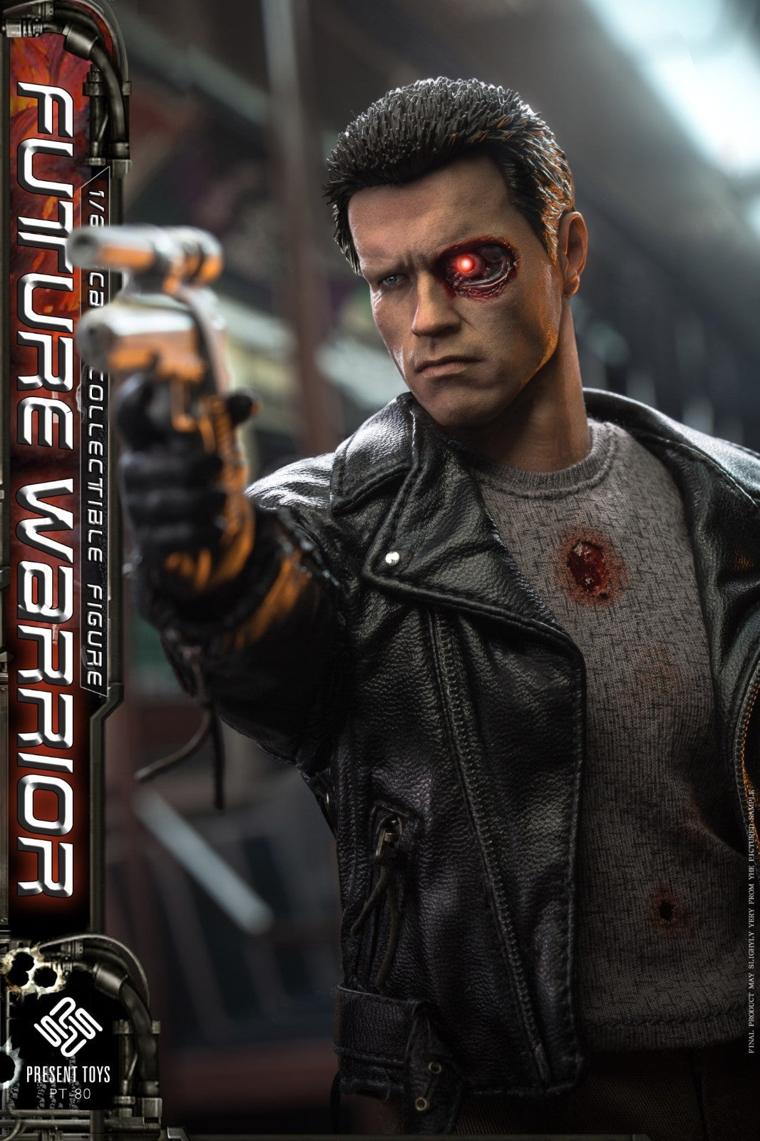 PRESENT TOYS PT-sp80 1/6 Future Warrior T800 Arnold Male Action Figure Model Toy