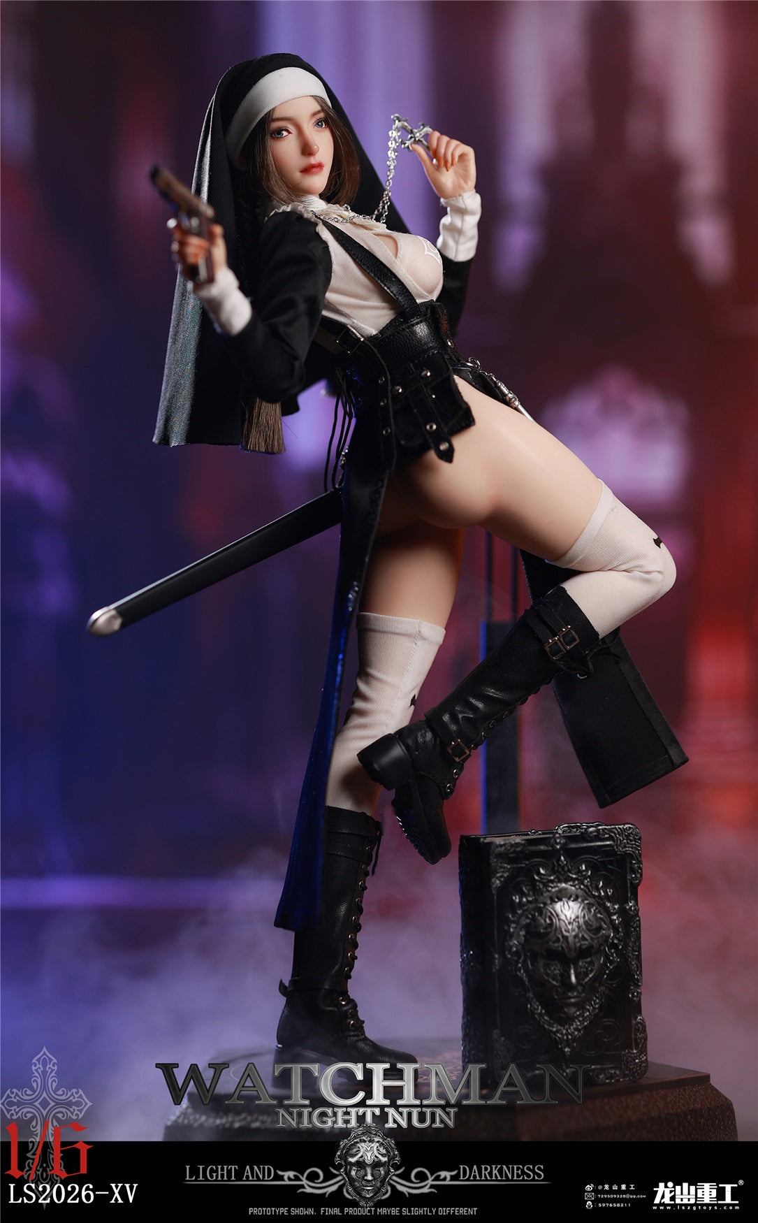 Presale Longshan LS2026-XV-A 1/6 Redemption of the Night Nun Figure Deluxe Ver.