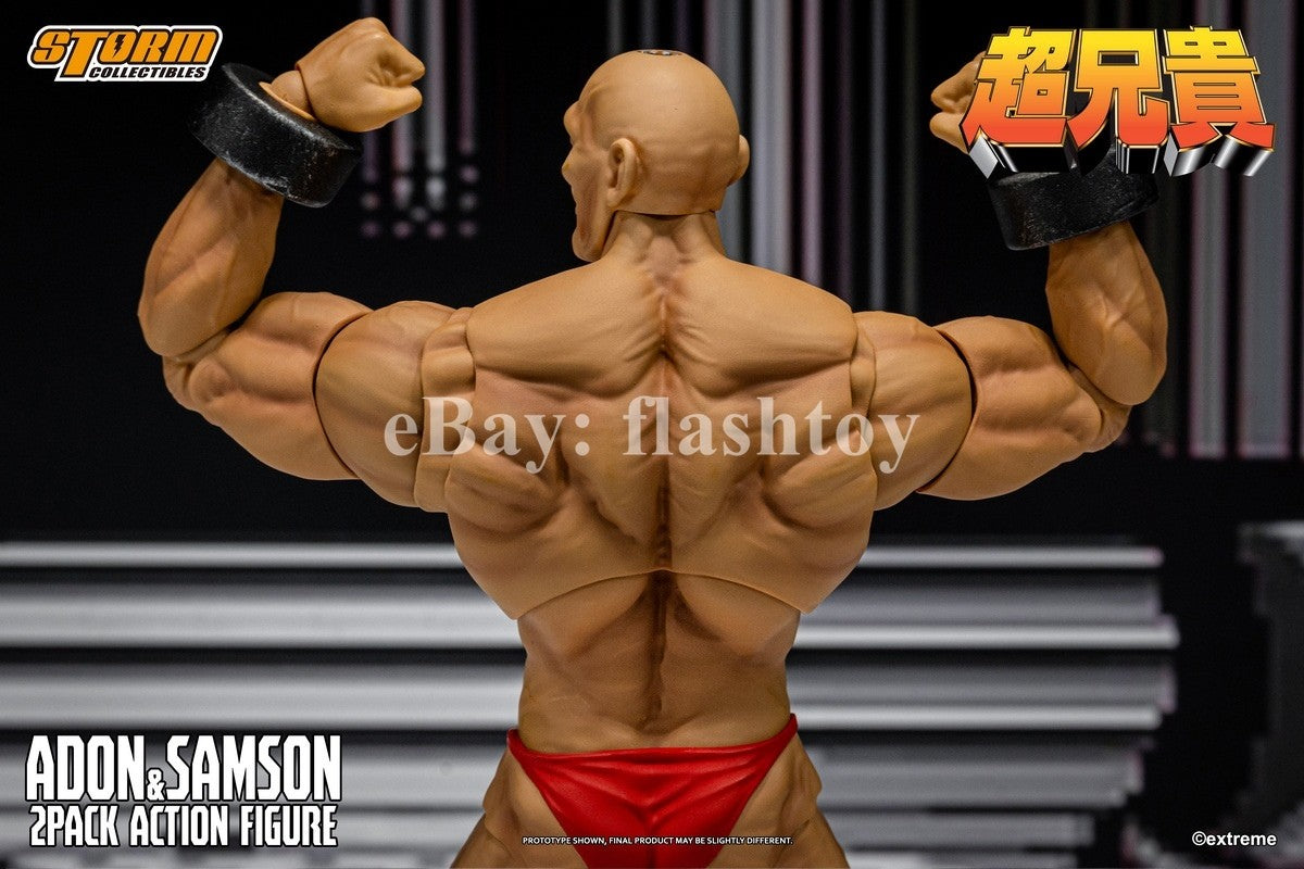 Presale Storm Toys EXBR01 1/12 Adon & Samson Chou-Aniki 2-Pack Action Figure Toy