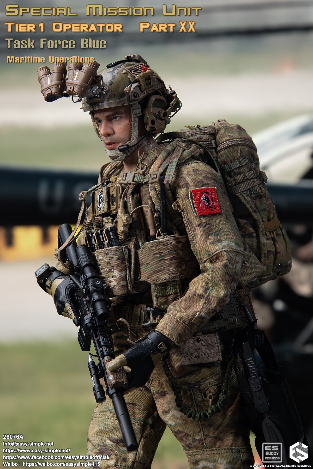 Presale Easy&Simple 26076A 1/6 Special Mission Unit Tier1 Operator Figure Toy