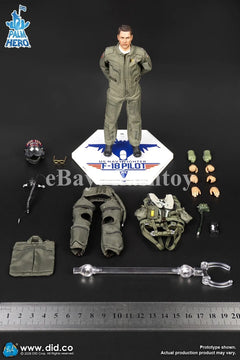 Presale DID XM80031 1/12 The US Navy Fighter Weapons School Instructor Pilot Toy