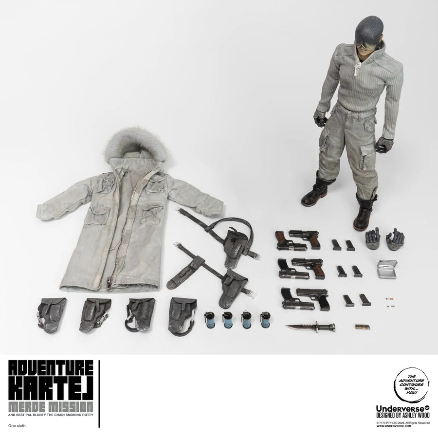 Vorverkauf Underverse UV20260402 1/6 Cold Bugger Adventure Merde & Blunter Figur