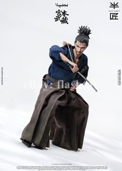 Presale HALF CARFT 1/12 Miyamoto 6" Collectible Male Action Figure Model Toy