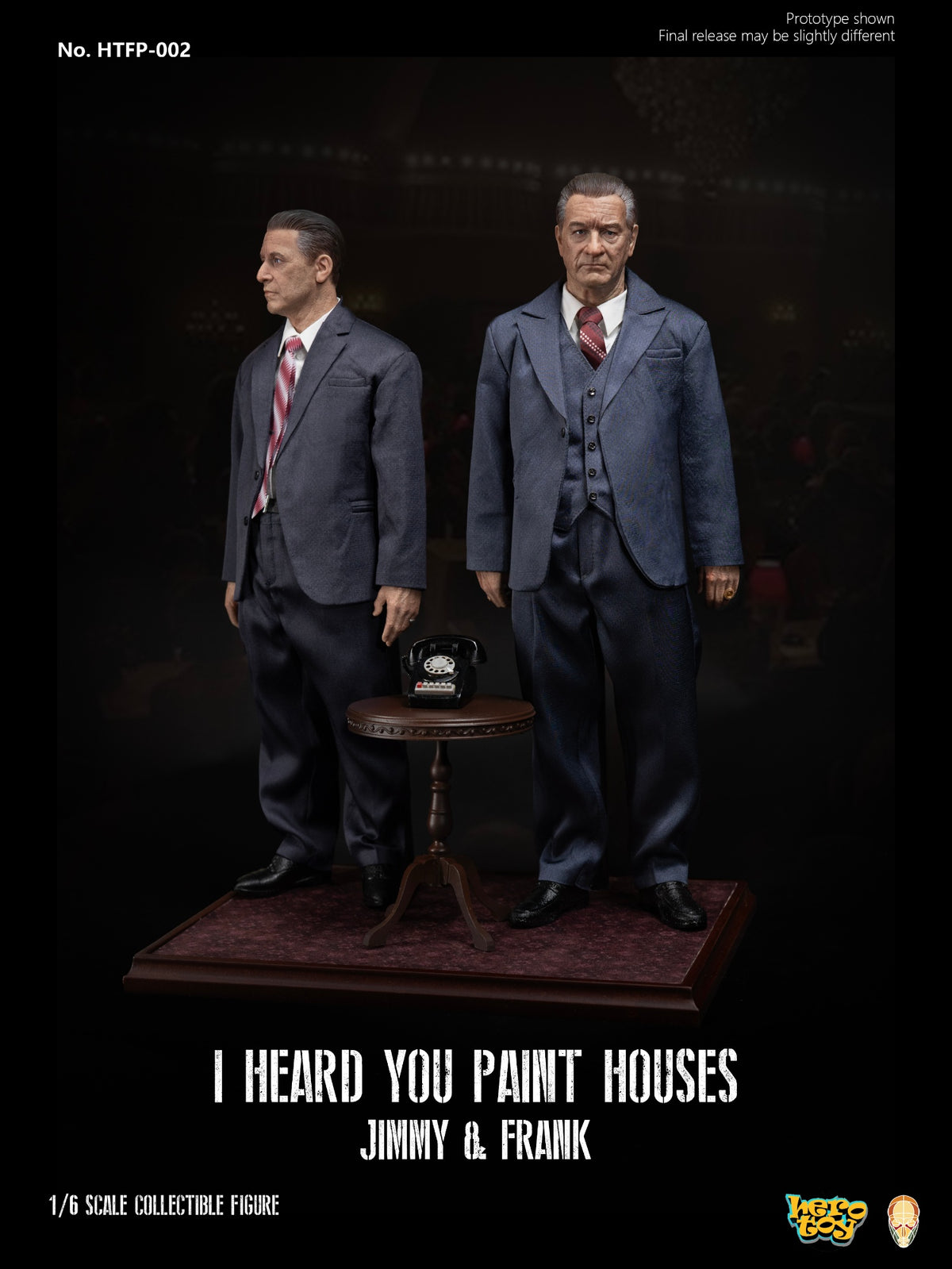 Herotoy & Facepoolfigure HTFP-002 1/6 The Irishman Frank & Jimmy Action Figures