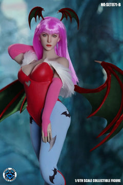 SUPER DUCK SET071B 1/6 Godness of Darkness Head &amp; Clothing Set Fit 12" Figure