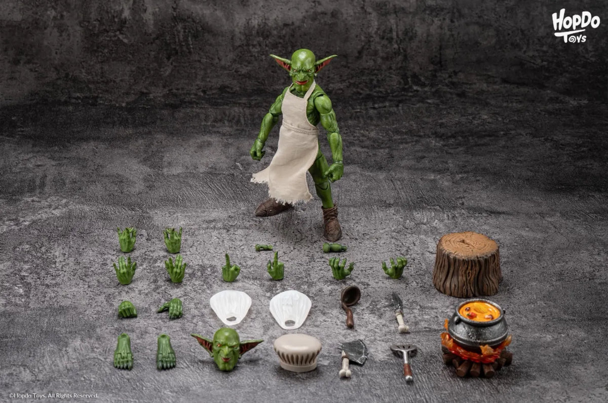 Presale Hopdo Toys 1/12 Goblin Head Chef Collectible Action Figure Model Toy