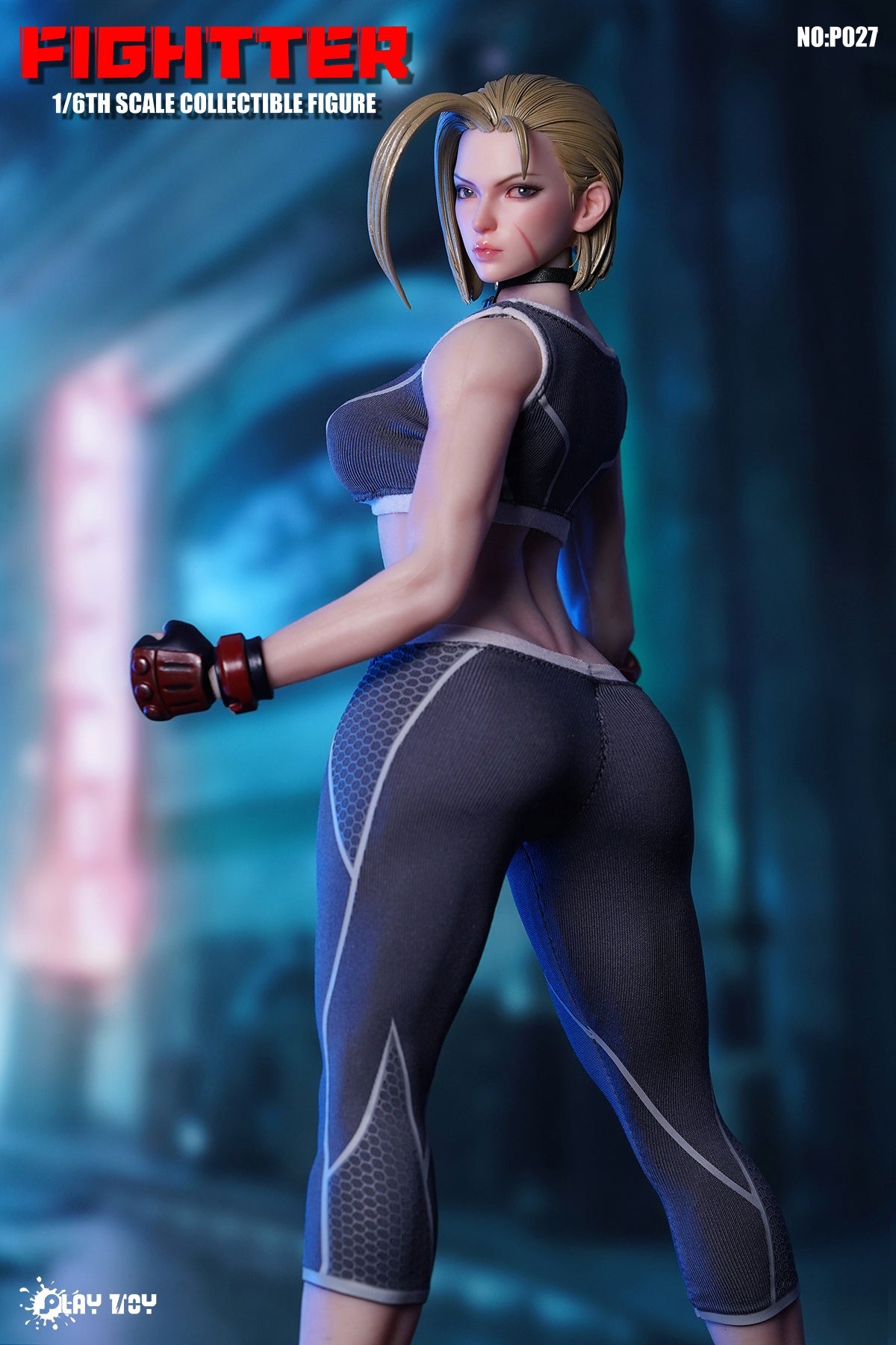 PLAY TOY P027 1/6 Street Girl the Fighter 6 Cammy Female Action Figure Model Toy
