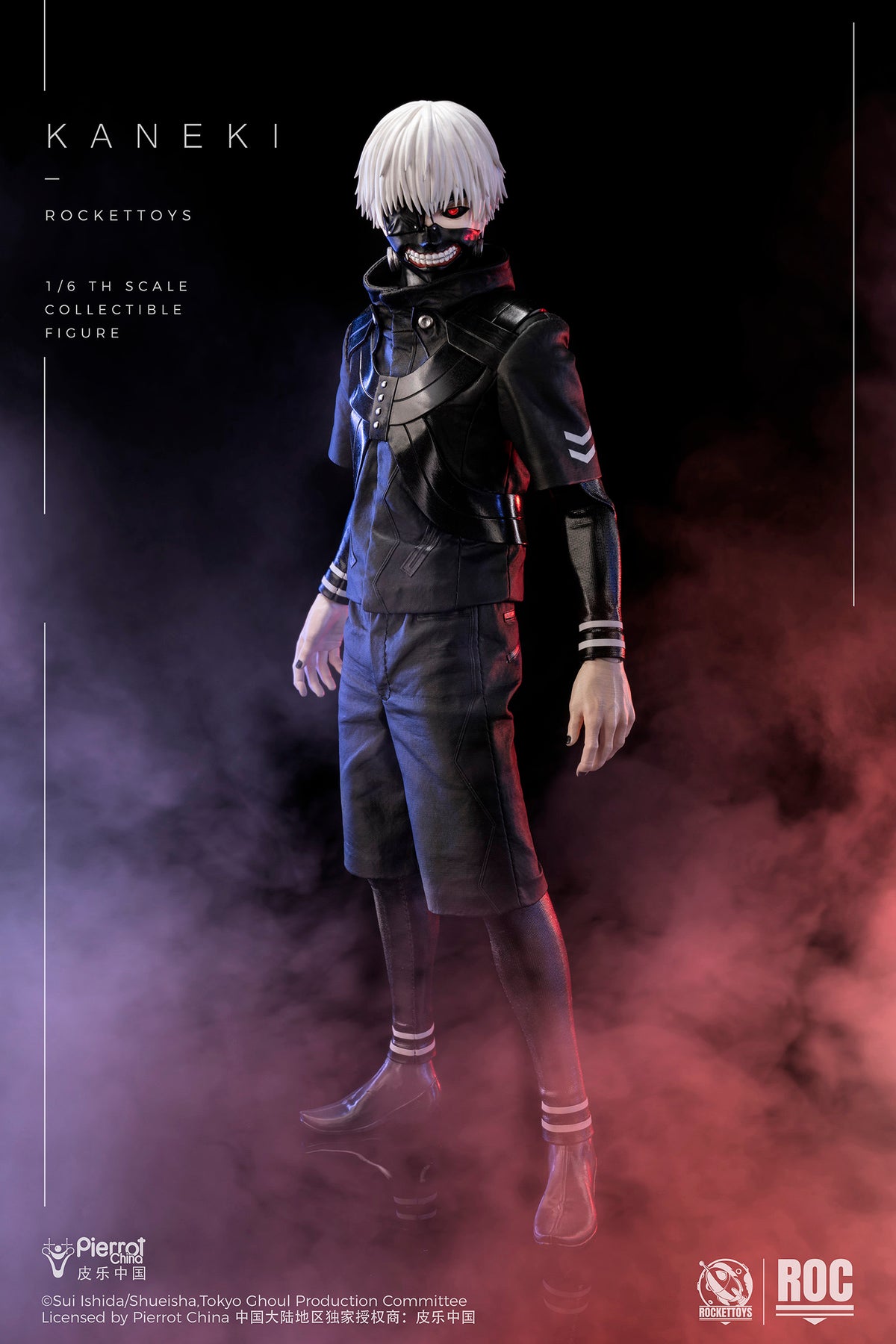 Presale RocketToys ROC-025 1/6 Tokyo Ghoul Kaneki Ken Action Figure Battle Suit