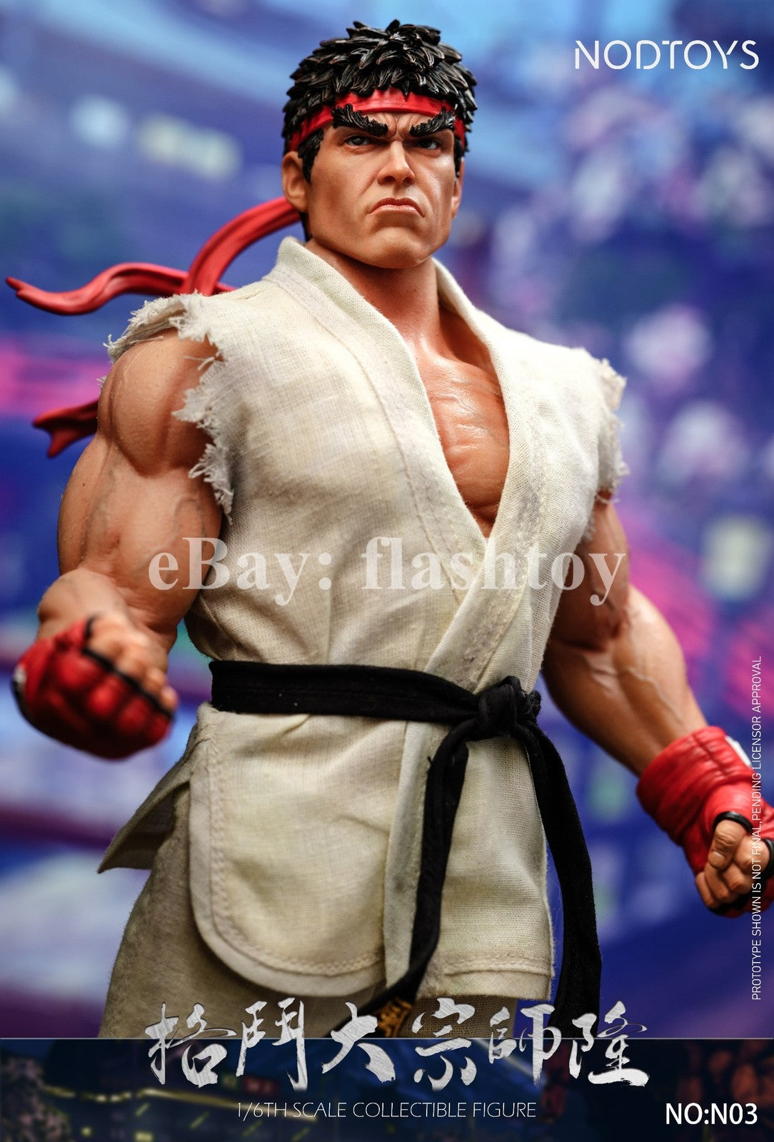 Presale NODTOYS NOD-N03 1/6 Grandmaster of Fighting Ryu Action Figure Model Toy