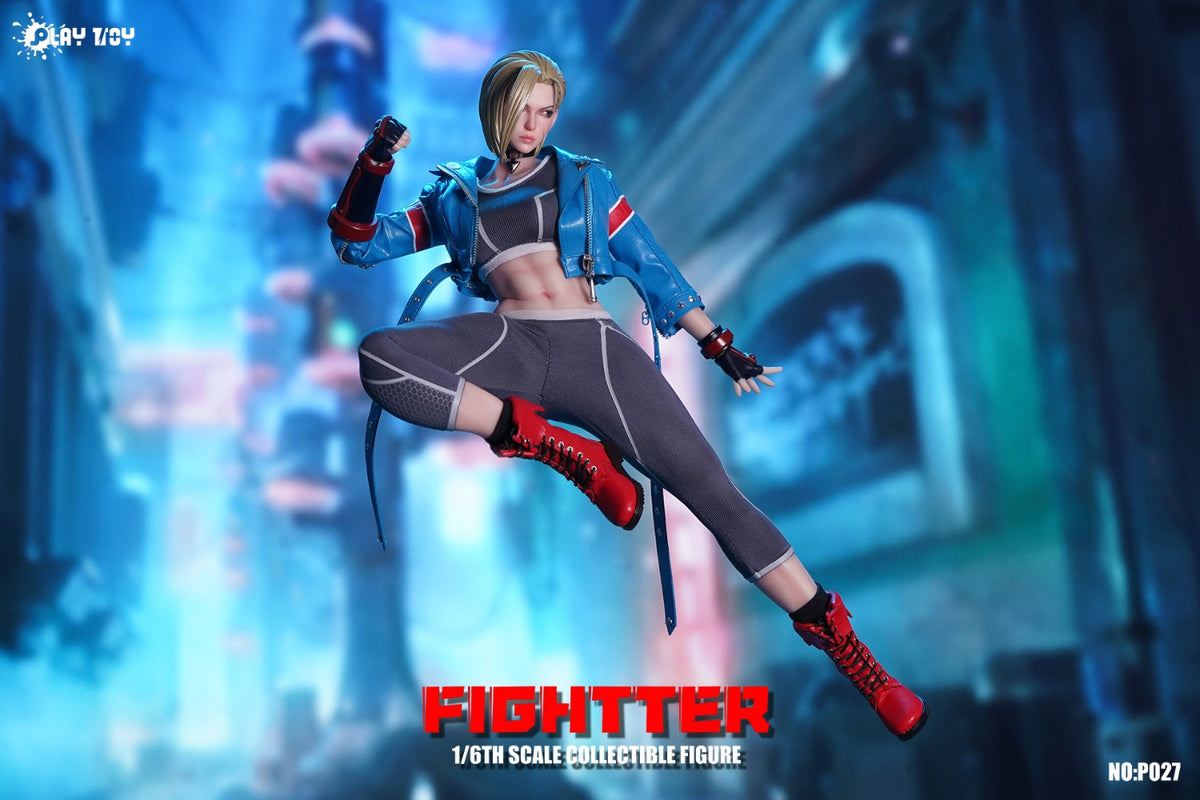 PLAY TOY P027 1/6 Street Girl the Fighter 6 Cammy Female Action Figure Model Toy