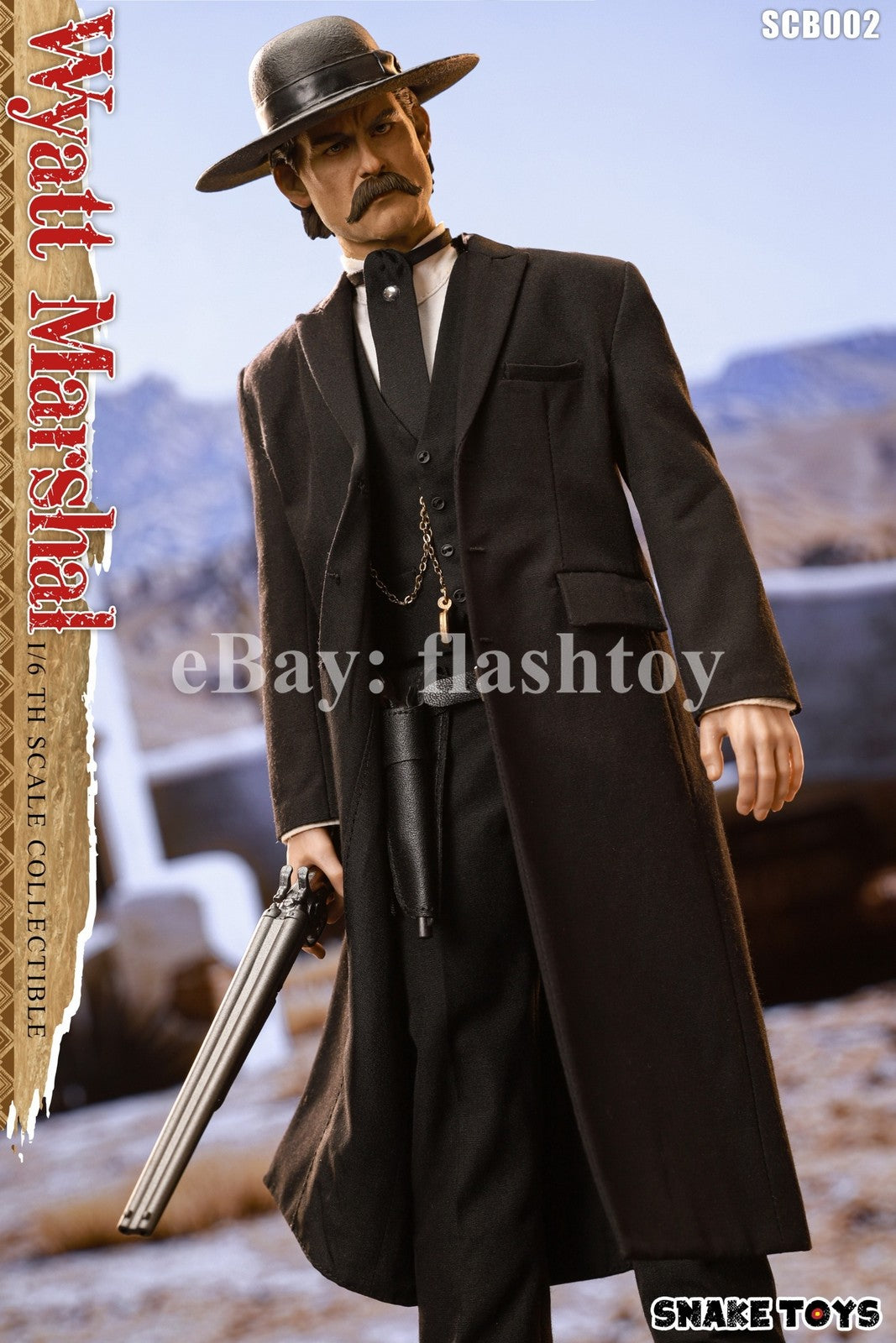 Presale SNAKE TOYS SCB02 1/6 TOMBSTONE Wyatt Marshal 12" Action Figure Model Toy