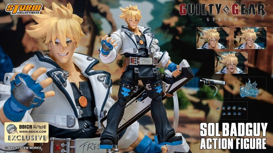 Storm Toys ACSB01BL 1/12 Guilty Gear SOL BADGUY Actionfigur WF2023 Ver.