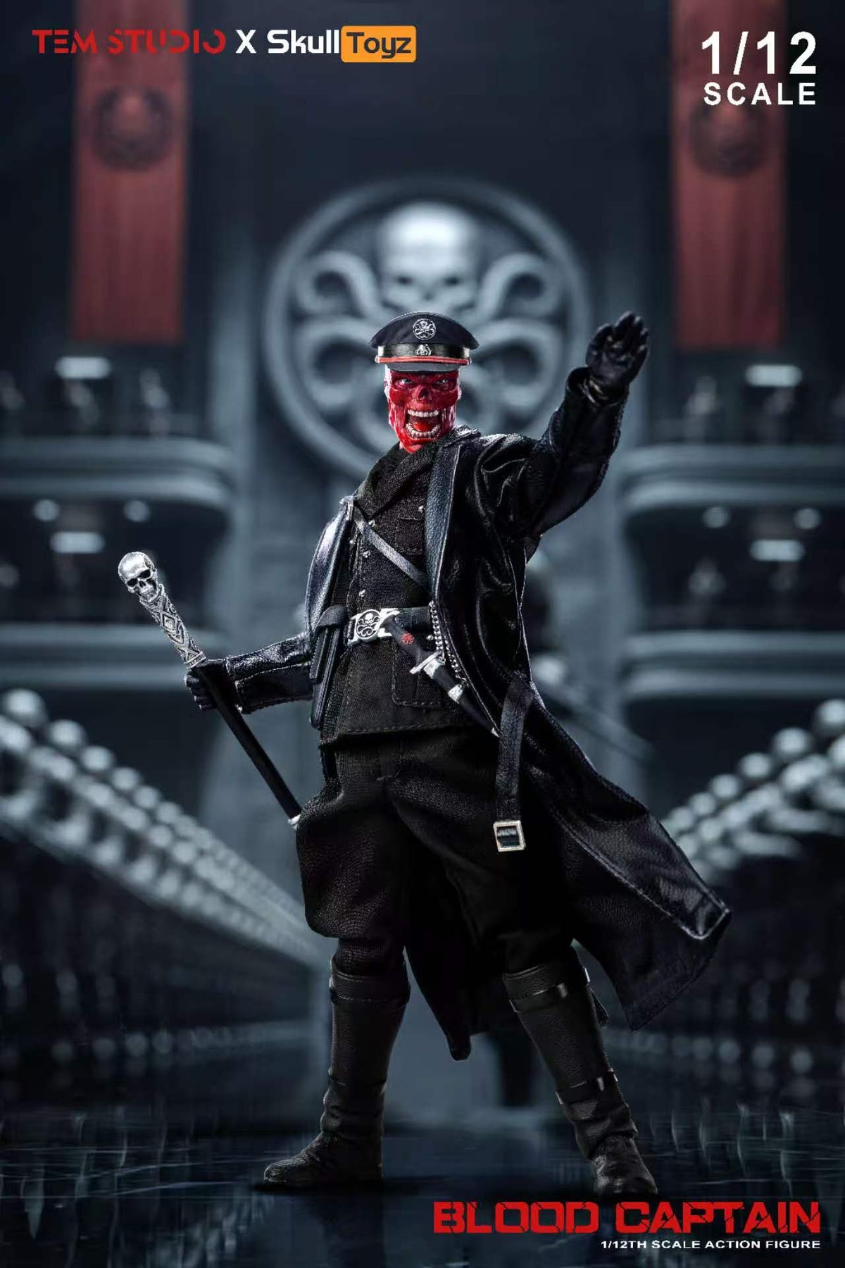 Presale TEM STUDIO TEMS007B 1/12 Hell Flame Killer Karl Ruprect Kroenen Figure