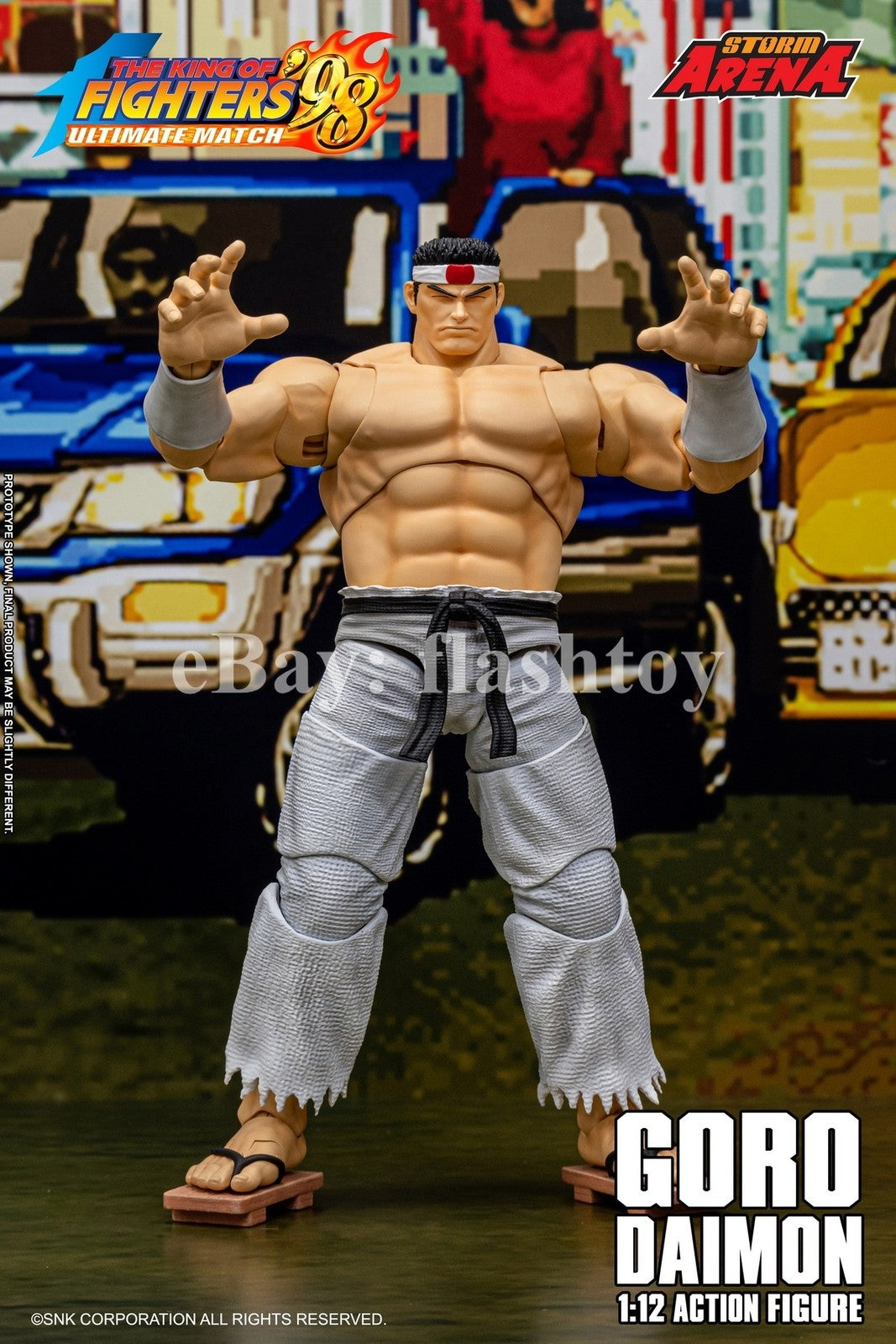 Presale STORM ARENA KFSA02 1/12 The King Of Fighters Goro Daimon Action Figure