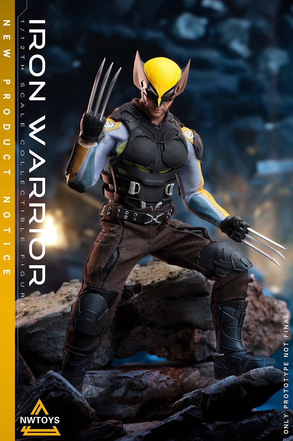 Nwtoys 1/12 Iron Warrior Logan Collectible Male Action Figure Model Toy